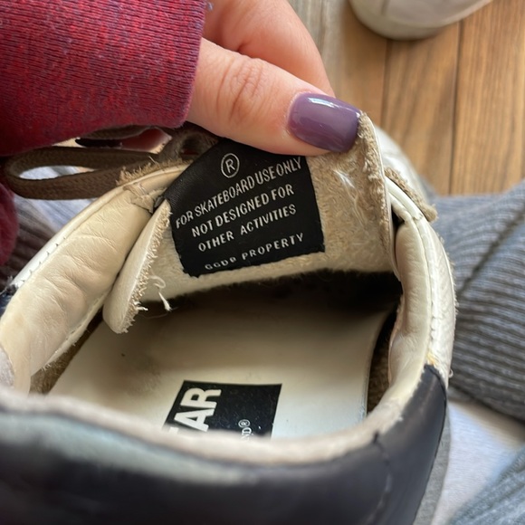 Golden Goose Superstar distressed mesh sneakers size 7.5 - Picture 11 of 11